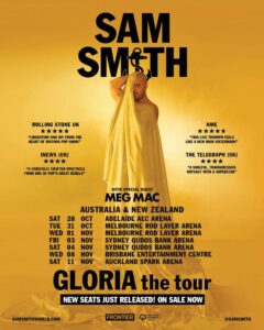 Sam Smith (uk): New Tickets Just Released Across All Gloria The Tour New Zealand Shows