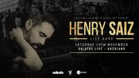 Spanish Dj/producer Henry Saiz Announces Nz Show