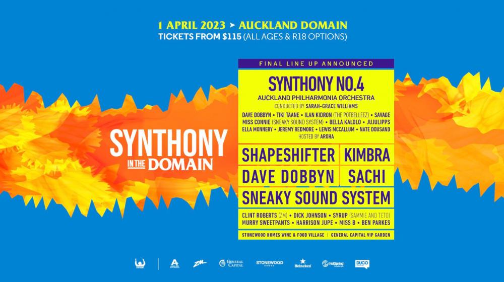 Synthony In The Domain Drops Performance Schedule