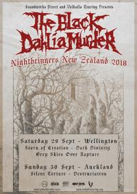 The Black Dahlia Murder Nz Tour 2018