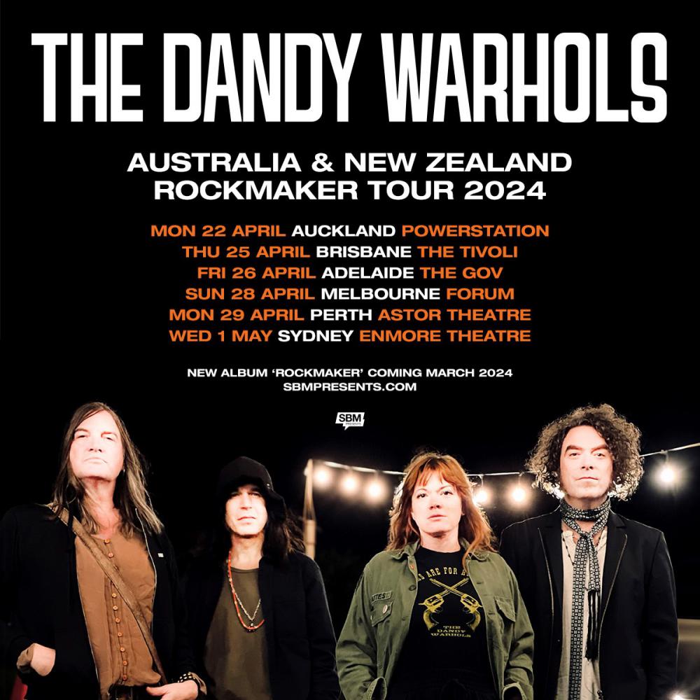 The Dandy Warhols New Zealand Tour April 2024