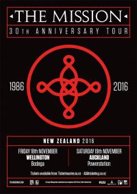 The Mission Announce New Zealand Support Act For 30th Anniversary Tour
