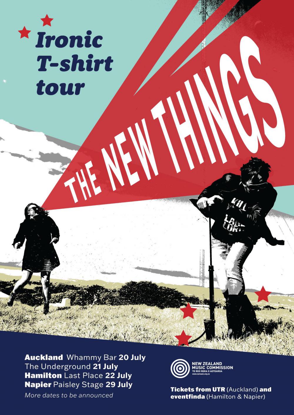 The New Things Announce An Ironic T Shirt Tour