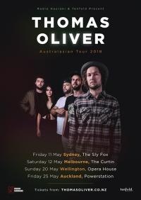 Thomas Oliver Announces May Concert Dates