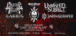 Unwanted Subject Announce Heavy Lineup For Single Release Show
