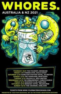 Us Abrasive Noise Punks Whores. Announce Nz Tour