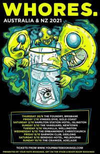 Us Abrasive Noise Punks Whores. Announce Nz Tour