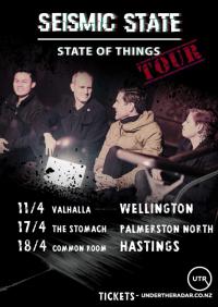 Wellington Rock Band Seismic State Embark On State Of Things Tour Of Lower North Island