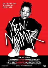 Ybn Nahmir Announces May 2019 Australian And Nz Tour