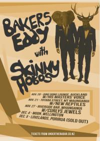 Young Wellington Rock Band, Bakers Eddy, Announce North Island Tour