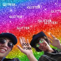 Dog Fork Glitter! Glitter! Glitter!