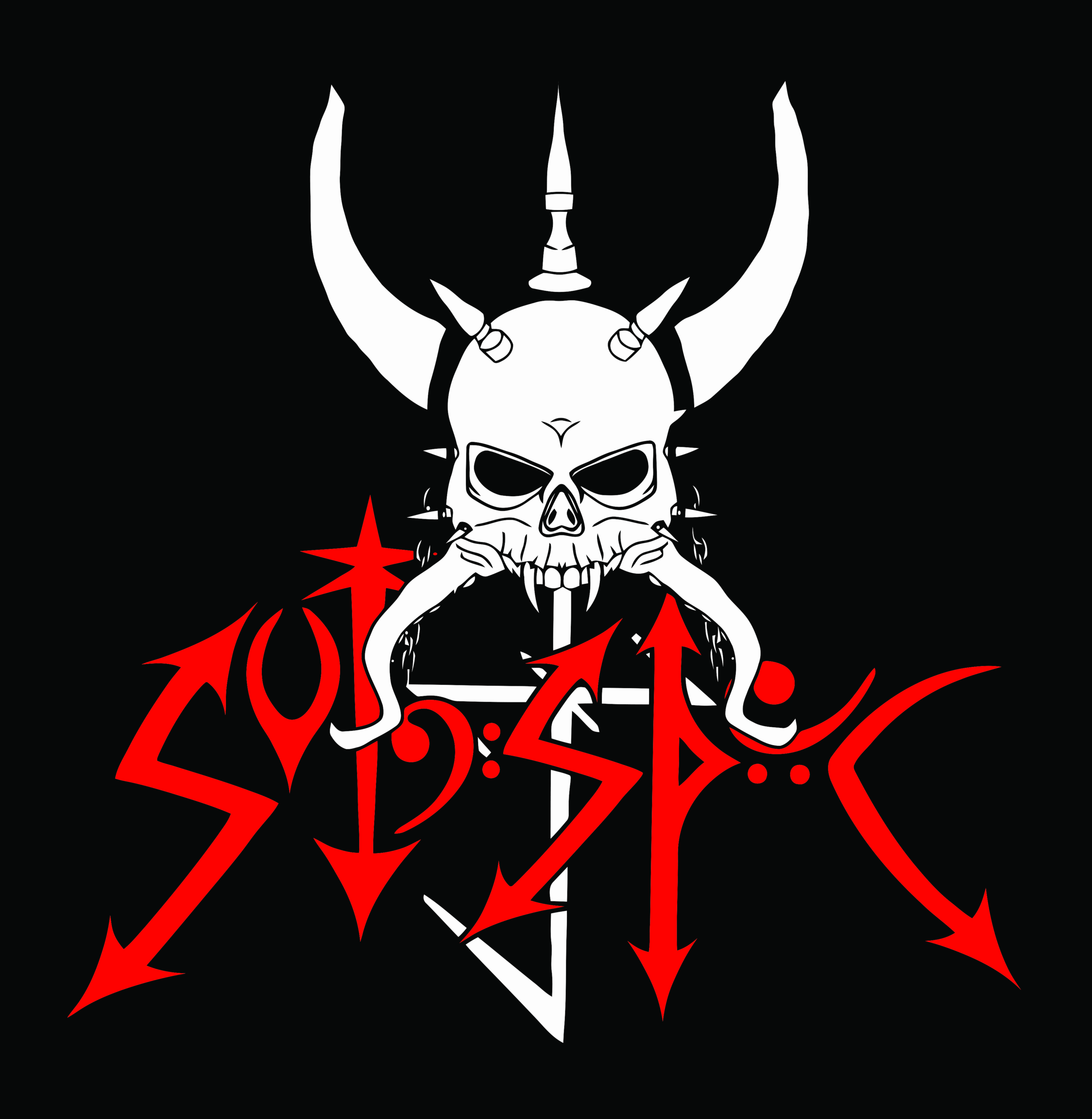Chthonic cimmerian black background