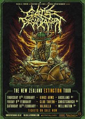 Gig Review: Cattle Decapitation @ Kings Arms, Auckland 8/02/2018 1