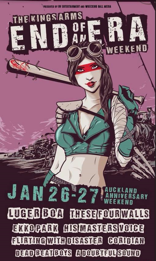 Gig Review: End Of An Era Night 2 @ Kings Arms, Auckland 27/01/2018 1
