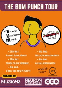 Gig Review: The Bravo Uniform Mikes W/ Cherry Punch @ Paisley Stage, Napier 26/05/2023 1